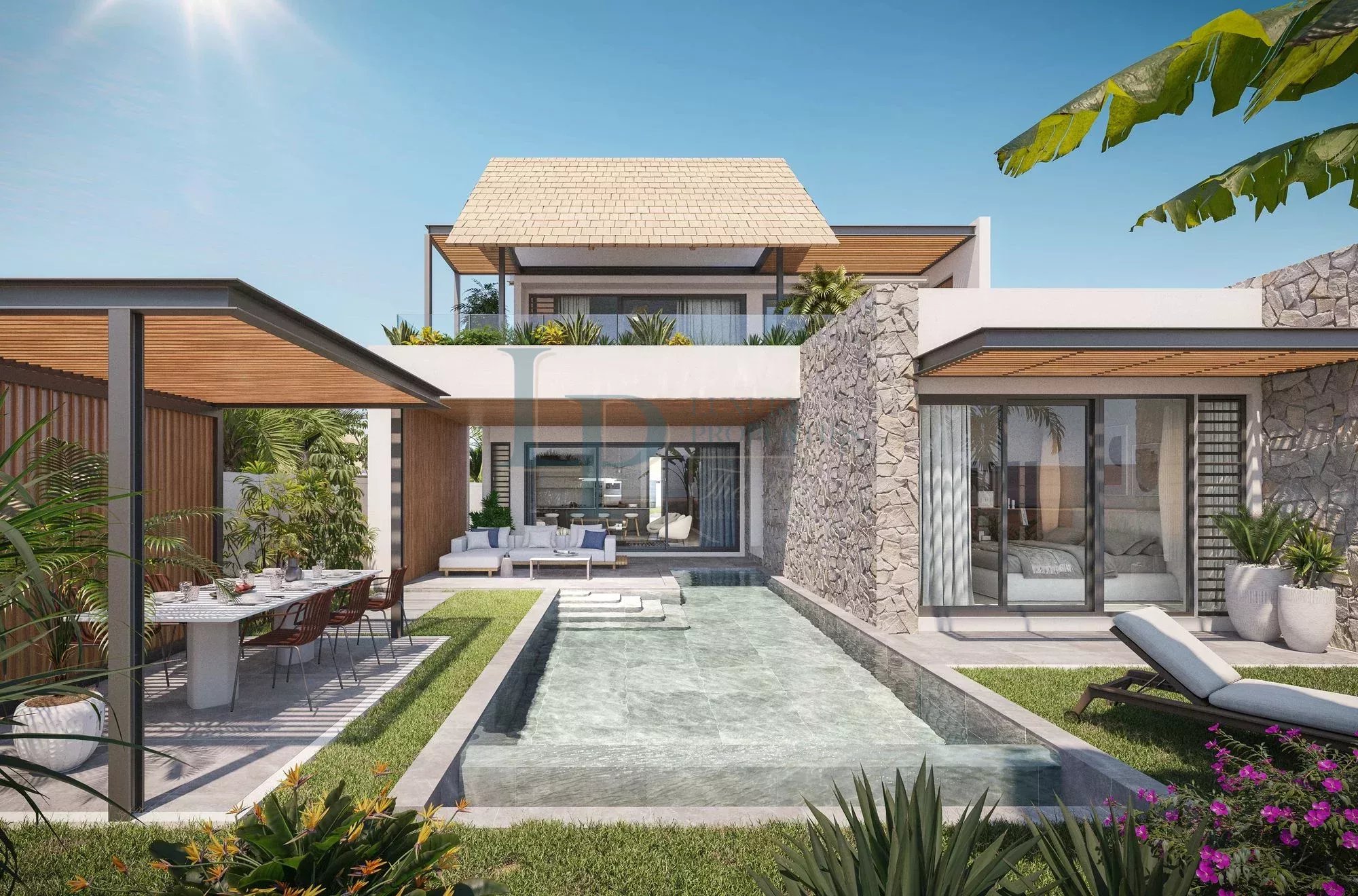 SUPERBE VILLA 5 PIÈCES EN DUPLEX À RIVIÈRE NOIRE