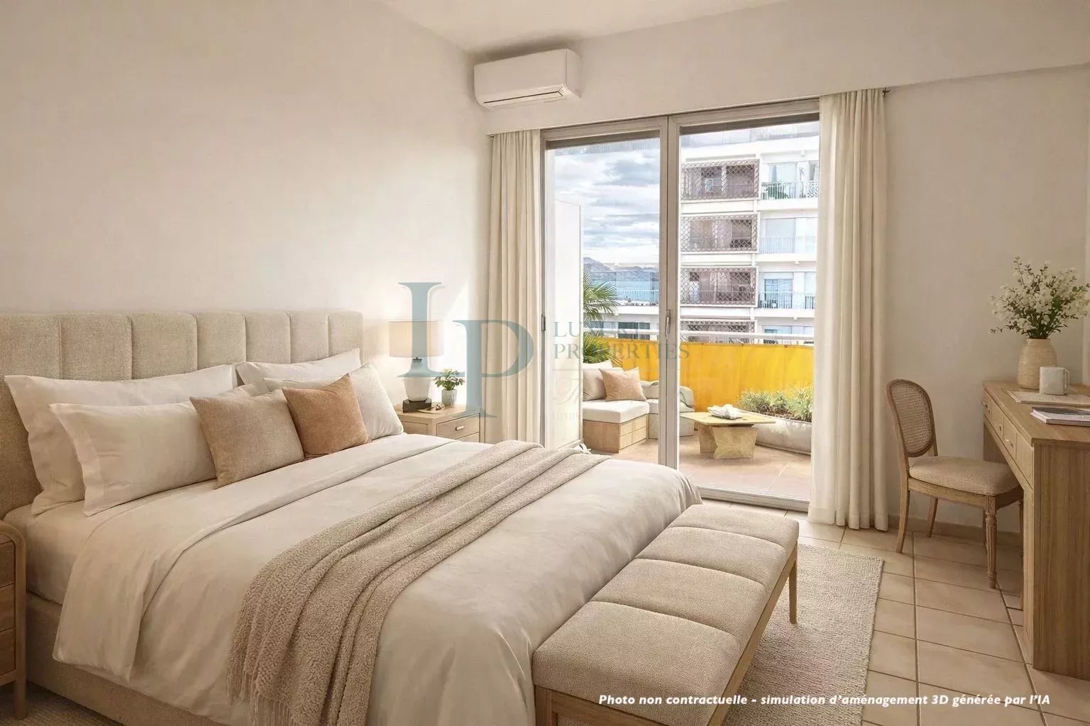 Appartement lumineux à Antibes avec piscine et tennis