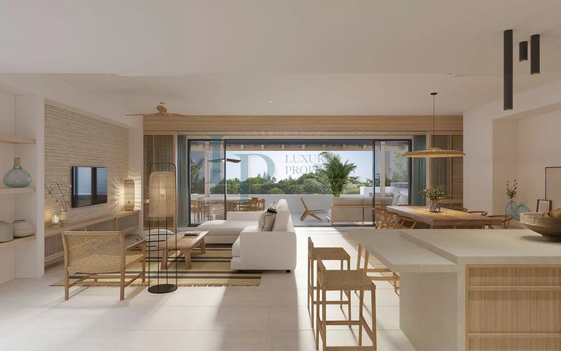 Penthouse contemporain de 147 m² à Flic en Flac