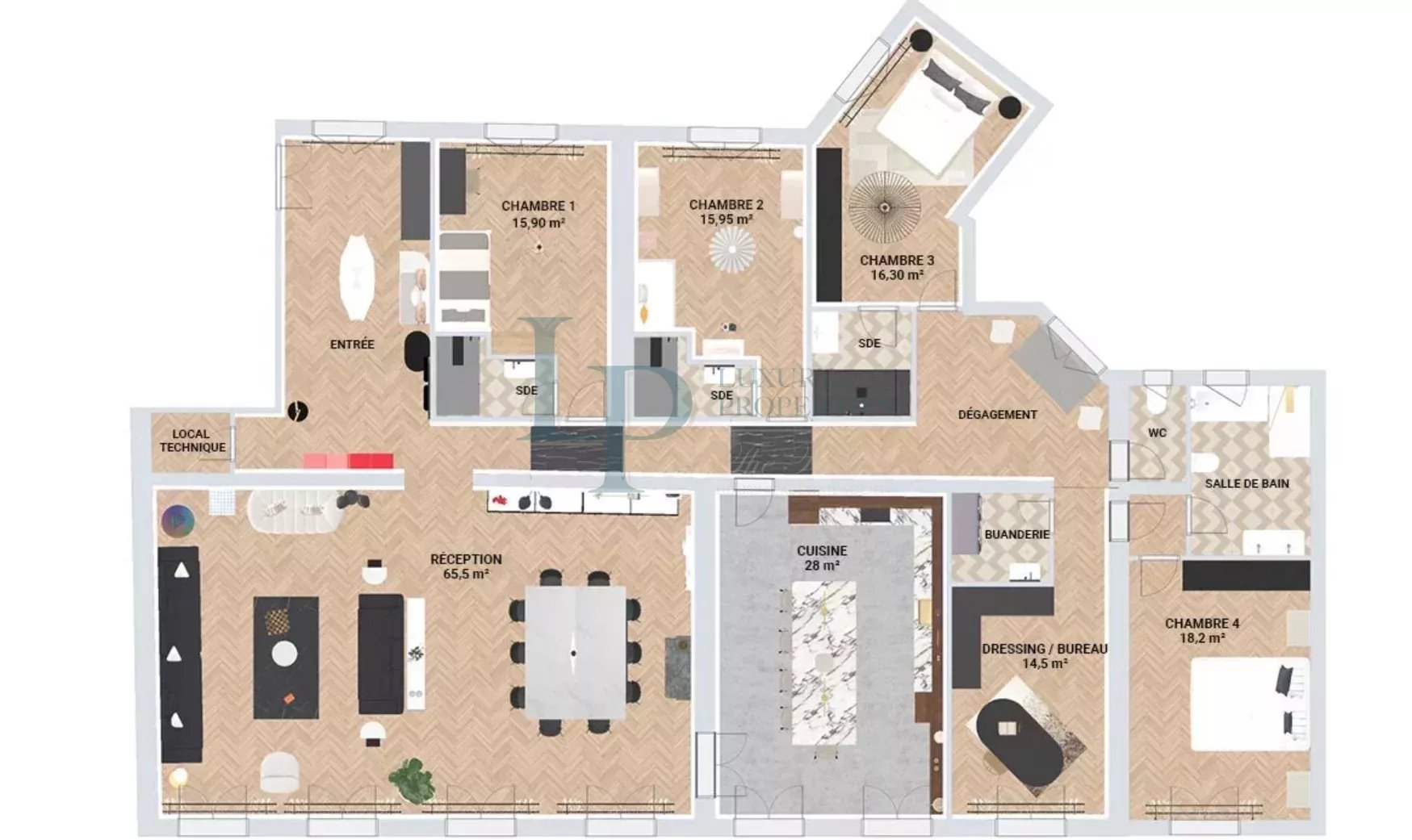 Appartement d’Exception à Plaine-Monceau