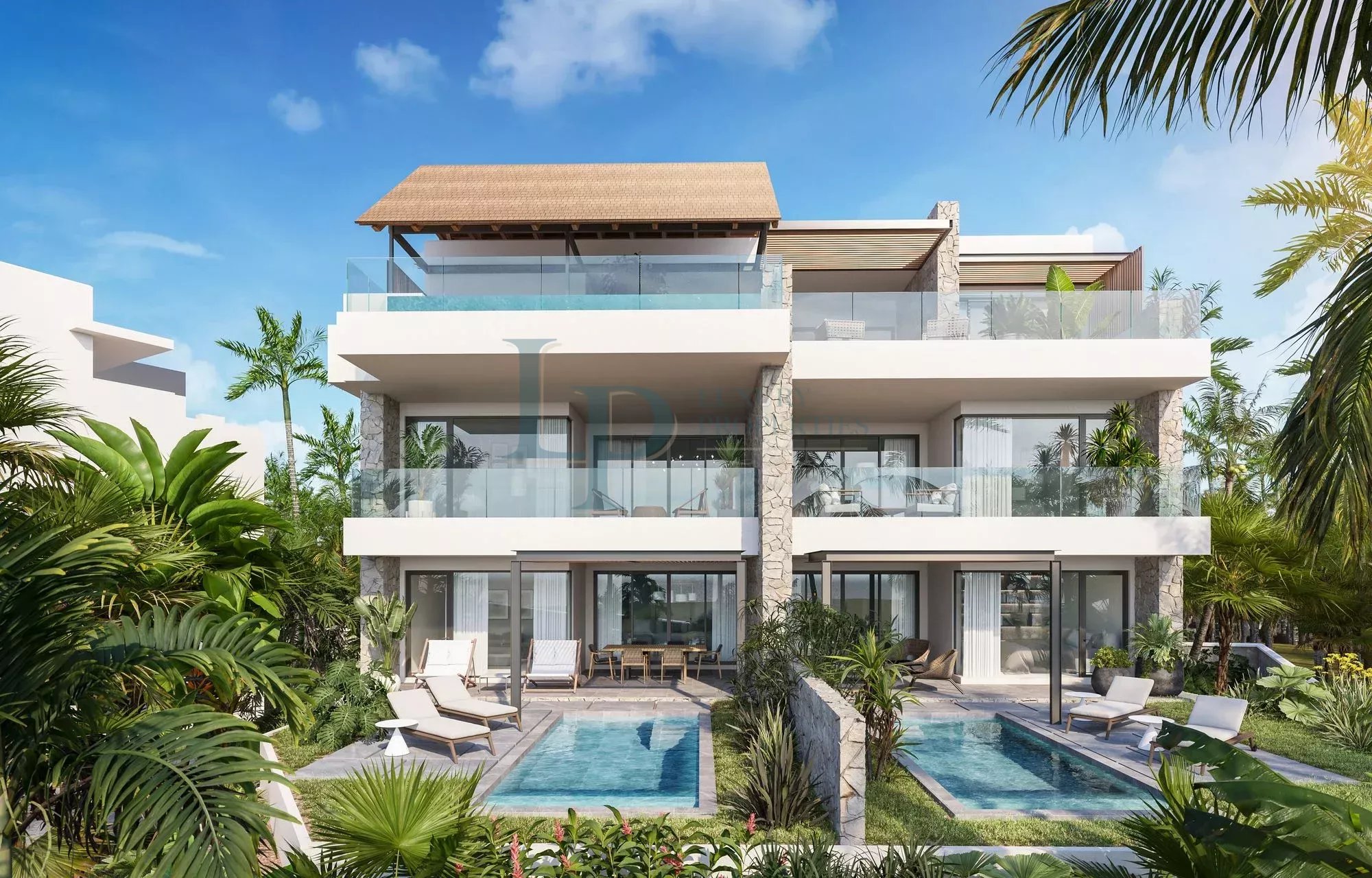 Penthouse contemporain de 147 m² à Flic en Flac