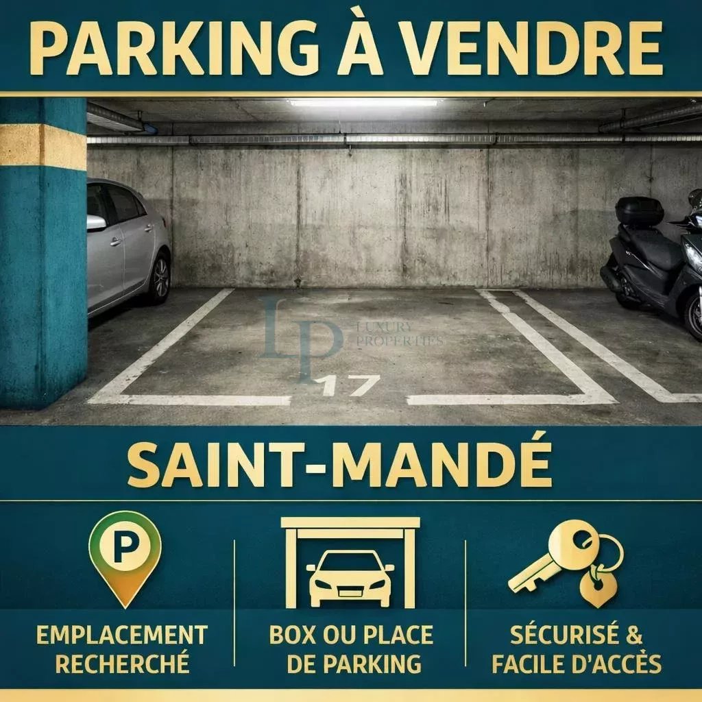 Parking en sous sol – Saint Mandé – VIncennes