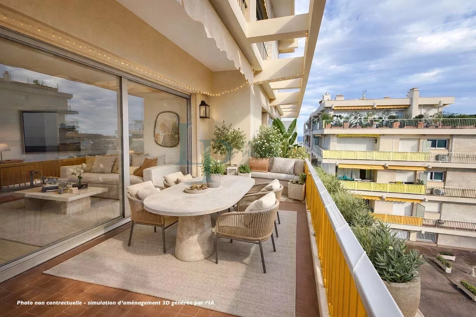 Appartement lumineux à Antibes avec piscine et tennis
