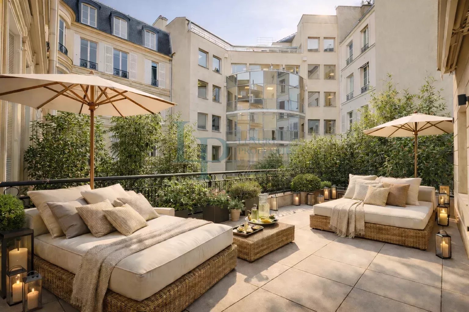 PARIS VIII – SAINT-HONORÉ / HAUSSMANN – DERNIER ÉTAGE AVEC TERRASSE PLEIN SUD