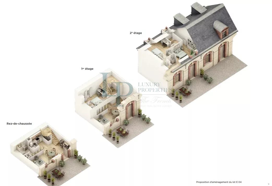 Triplex 5 pièces – Château de Pontchartrain